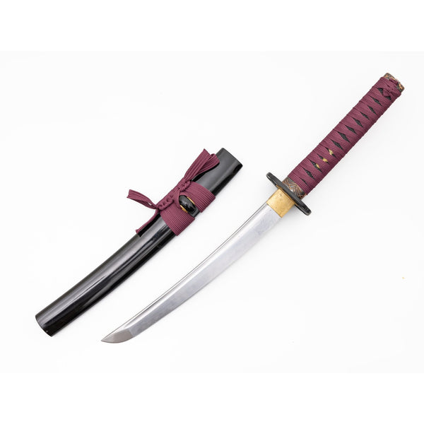 ‘Karōshi’ Handforged Tanto in 1095 Clay Tempered