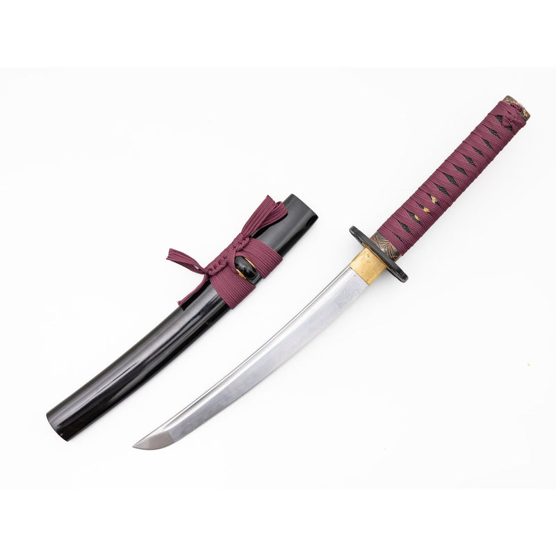 ‘Karōshi’ Handforged Tanto in 1095 Clay Tempered