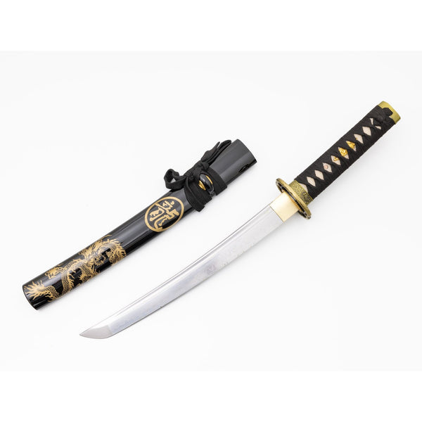 ‘Righteous Dragon’ Handmade Tanto Clay Tempered