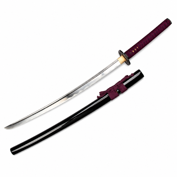 ‘Karōshi’ Handforged Katana in 1095 with Clay Tempering