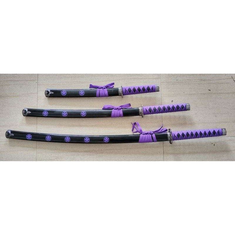 Purple warrior samurai set
