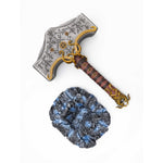 God Of War Mjölnir Metal Hammer With Stand