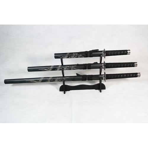Carved Dragon Samurai Set
